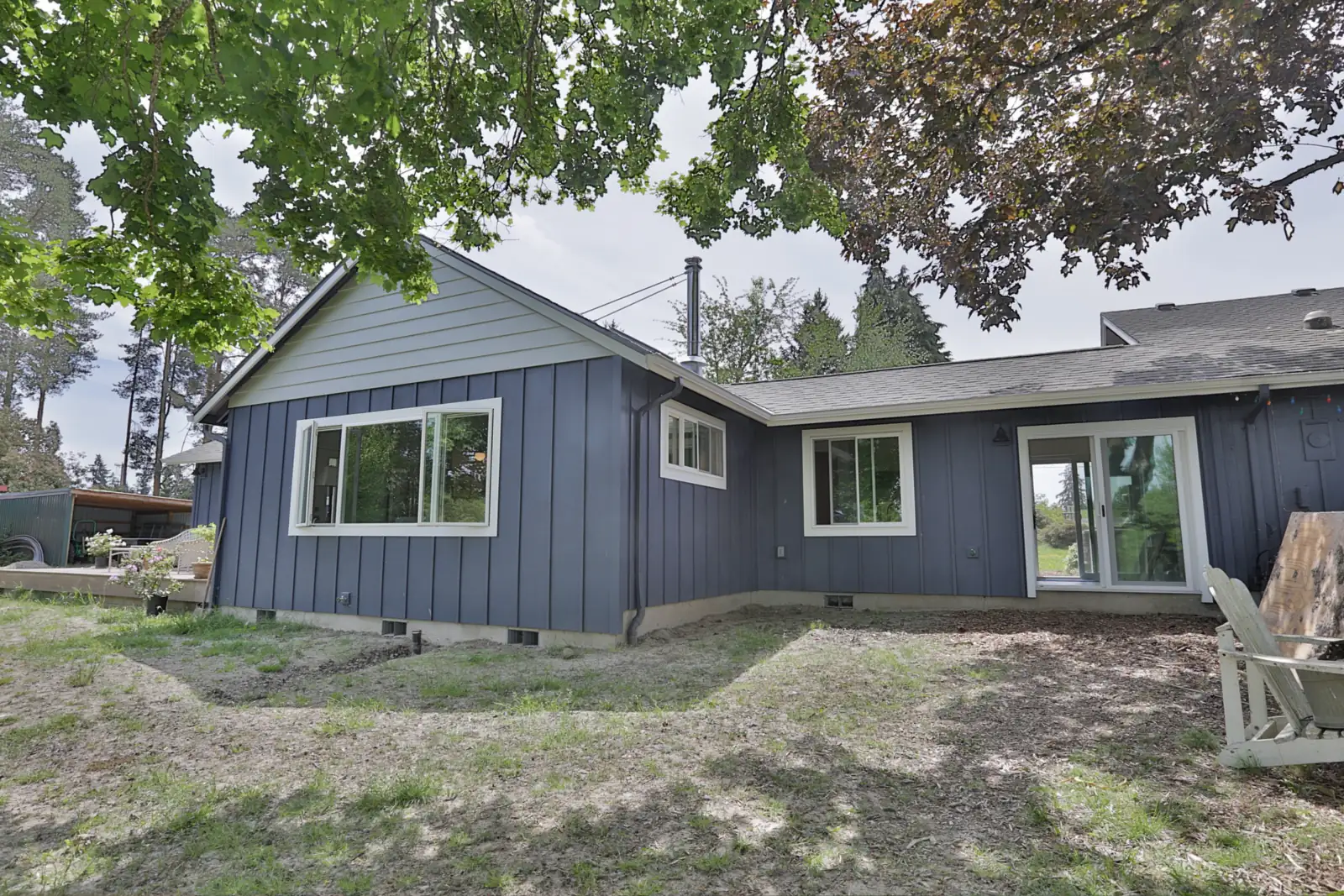 The Oregon City ADU addition where it meets the existing house